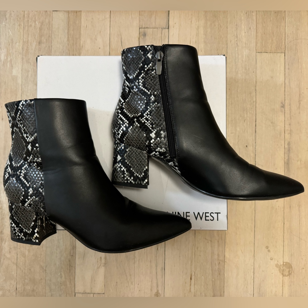 Nine West Women's Ilioria Ankle Boots - size 8.5 - Picture 3 of 5